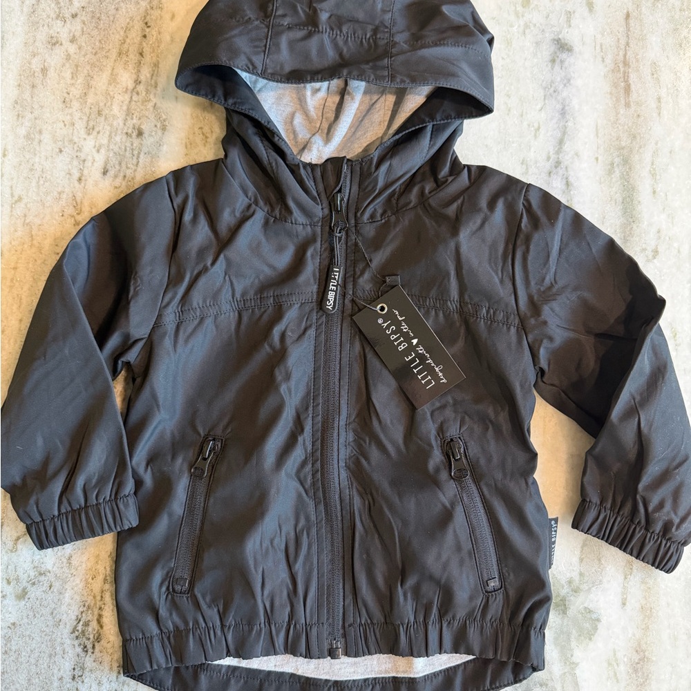 Little Bipsy Black Kids Raincoat